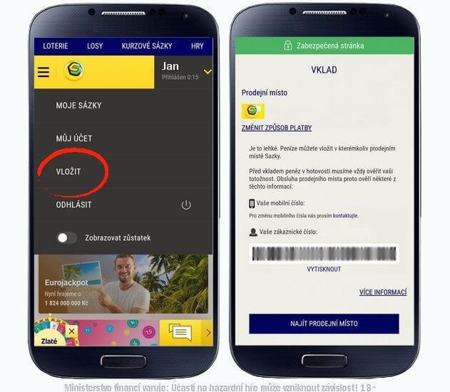 Tipy, jak snadno provést vklad přes mobil